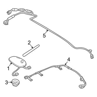 Mazda OE - Electrical - Antenna (With Satllite Radio), (Mazdaspeed / S Hatchback)