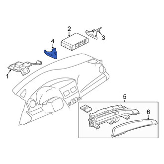 Mazda OE - Left GPS Navigation Control Module Bracket