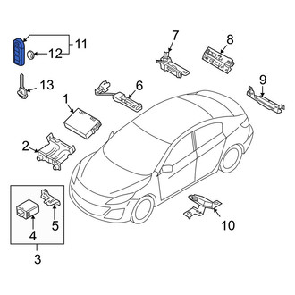 Mazda OE - Keyless Entry Transmitter