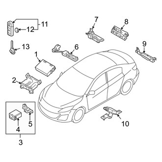 Mazda OE - Electrical Components (Keyless Entry, With Fob Type)