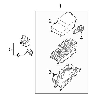 Mazda OE - Electrical Components (Engine Compartment, Fuse and Relay)