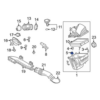 Mazda OE - Air Filter Housing Grommet
