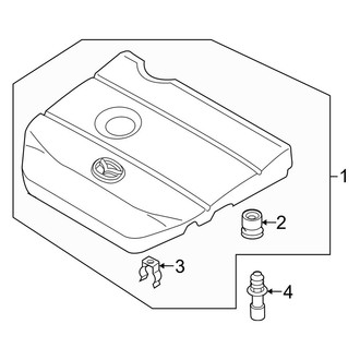 Mazda OE - Engine / Transaxle - Engine Appearance Cover (W/O SkyActiv), (GS / GX / i / Sport GX)