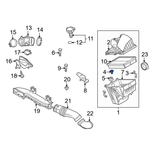 Air Filter Housing Sleeve