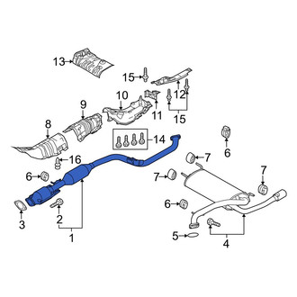 Mazda OE - Rear Catalytic Converter