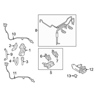 Mazda OE - Emission System - Emission Components