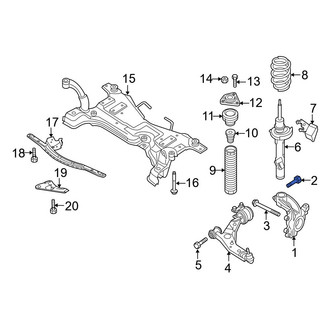 Mazda OE - Right Steering Knuckle Bolt