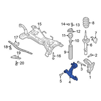 Mazda OE - Rear Lower Forward Suspension Control Arm