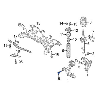 Mazda OE - Front Suspension Control Arm Bolt