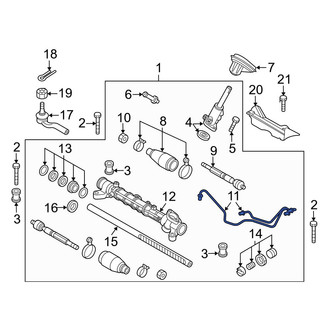 Mazda OE - Power Steering Return Hose