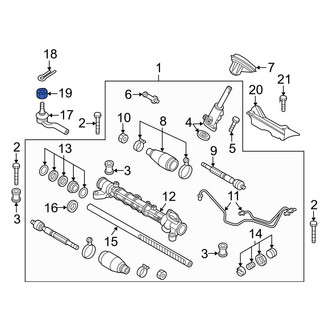 Mazda OE - Suspension Stabilizer Bar Bracket Nut