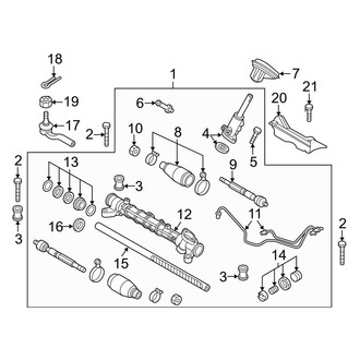 Mazda OE - Steering Gear & Linkage