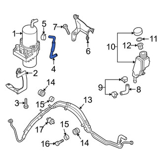 Mazda OE - Power Steering Return Hose