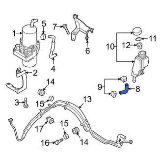 Mazda OE - Power Steering Reservoir Hose