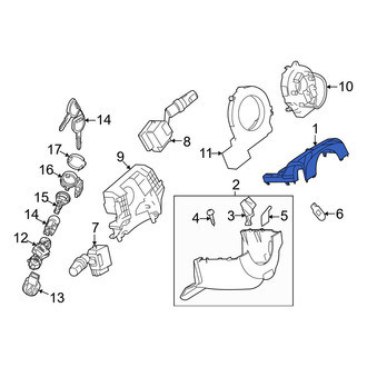 Mazda OE - Upper Steering Column Cover