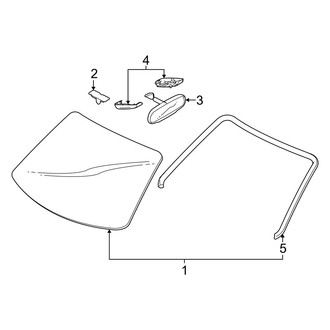 Mazda OE - Windshield Glass
