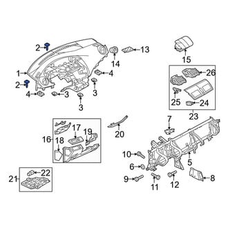 Mazda OE - Dash Panel Screw