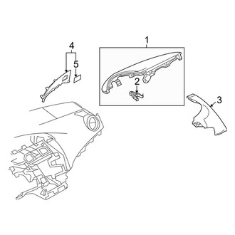 Mazda OE - Instrument Panel Components (W/O Bluetooth Handsfree)