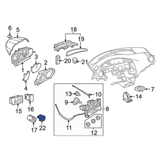 Mazda OE - Cabin Air Temperature Sensor