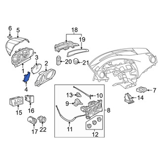 Mazda OE - Left Instrument Panel Lens