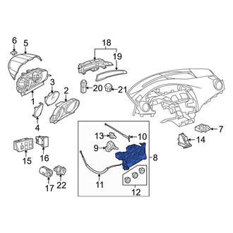 Mazda OE - HVAC Temperature Control Panel