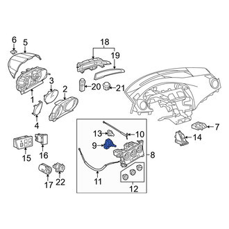 Mazda OE - HVAC Blower Control Switch