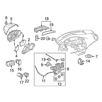 Mazda OE - Instrument Panel - Cluster & Switches
