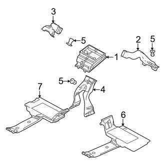 Mazda OE - Instrument Panel - Ducts