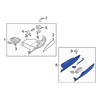 Mazda OE - Front Glove Box Door