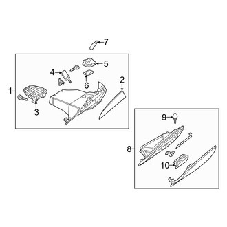 Mazda OE - Instrument Panel - Glove Box
