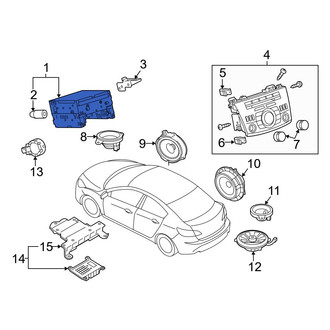 Mazda OE - Radio Control Unit