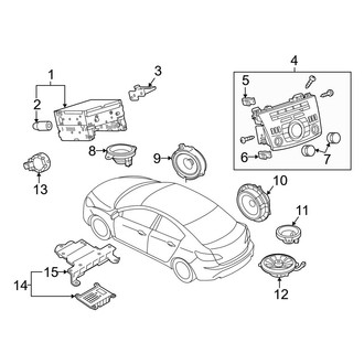 Mazda OE - Instrument Panel - Sound System