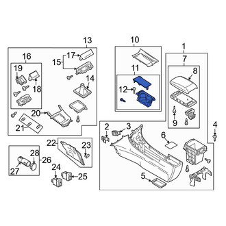 Mazda OE - Console Cup Holder