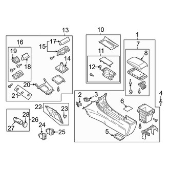 Mazda OE - Center Console