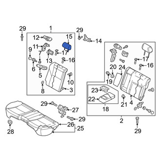 Mazda OE - Rear Headrest