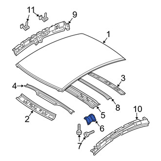 Mazda OE - Roof Panel Reinforcement Bracket
