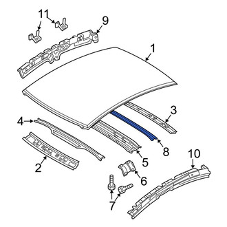 Mazda OE - Rear Roof Panel Reinforcement