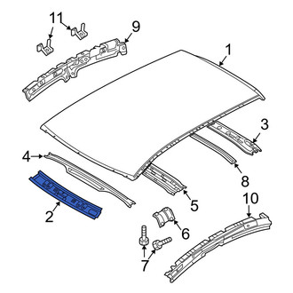Mazda OE - Front Roof Header Panel