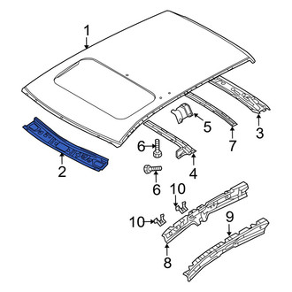 Mazda OE - Front Roof Header Panel