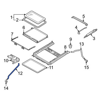 Mazda OE - Front Sunroof Drain Hose