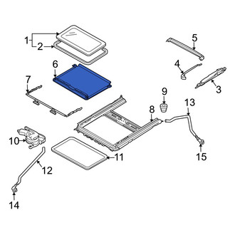 Mazda OE - Sunroof Cover
