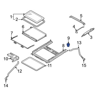 Mazda OE - Left Sunroof Stopper