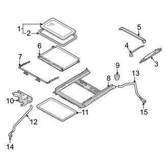 Mazda OE - Roof - Sunroof (i / Mazdaspeed / S Hatchback)