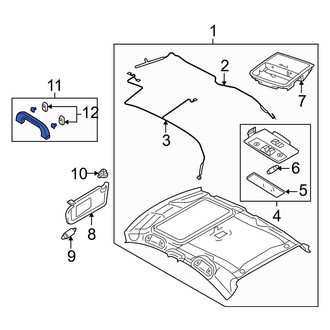 Mazda OE - Rear Interior Grab Bar