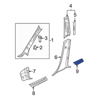 Mazda OE - Rear Left Door Sill Plate