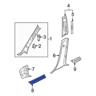 Mazda OE - Front Left Door Sill Plate