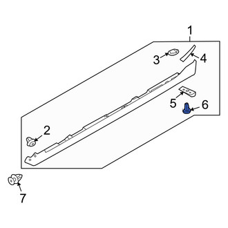 Mazda OE - Mud Guard Rivet