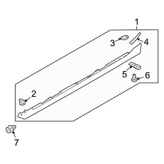 Mazda OE - Pillars, Rocker & Floor - Exterior Trim (i / Mazdaspeed / S Hatchback)