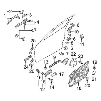 Mazda OE - Front Door - Lock & Hardware
