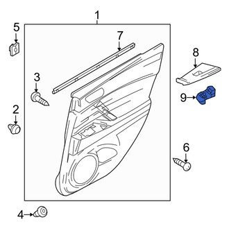 Mazda OE - Rear Door Window Switch